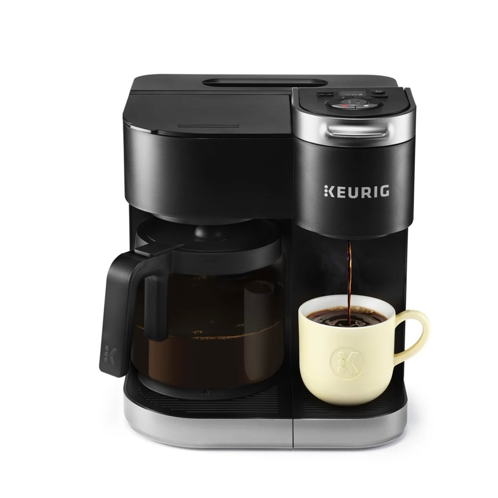 Keurig K-Duo Single Serve K-Cup Pod and Carafe Coffee Maker -Black